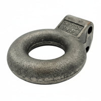 16137 3" Adjustable Pintle Coupler Lunette Eye Trailer Hitch Forged Tow Ring Military (16137-KIT)