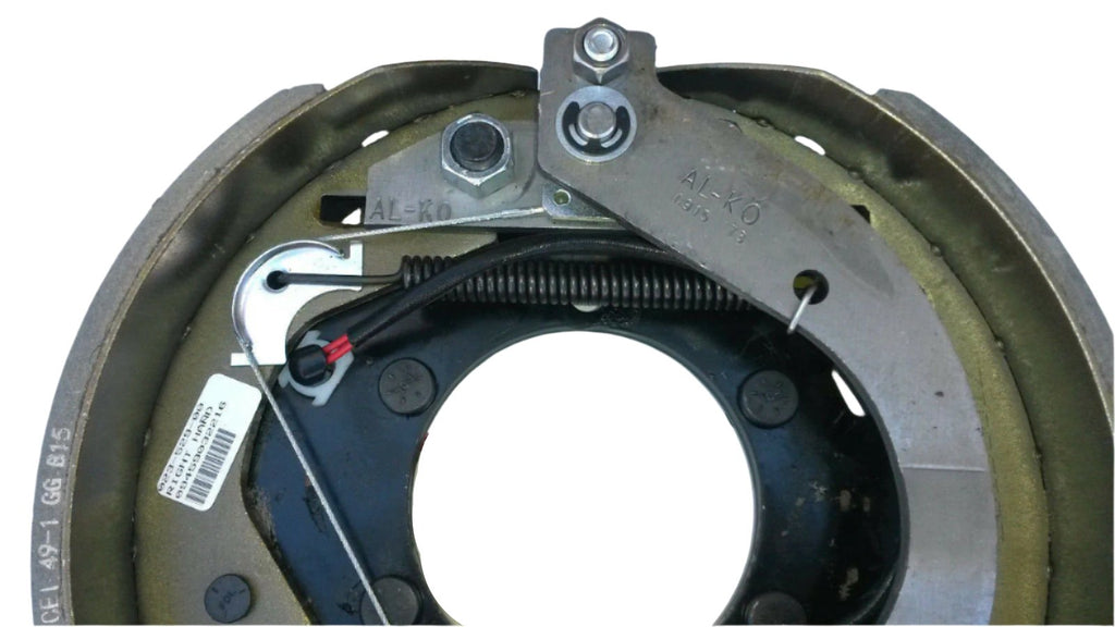 Pair of 12-1/4"x3-1/2 Backing Plate Brake K568255.2 K568255.1-2 ALKO Trailer 9K -12K Axle (K568255-KIT)