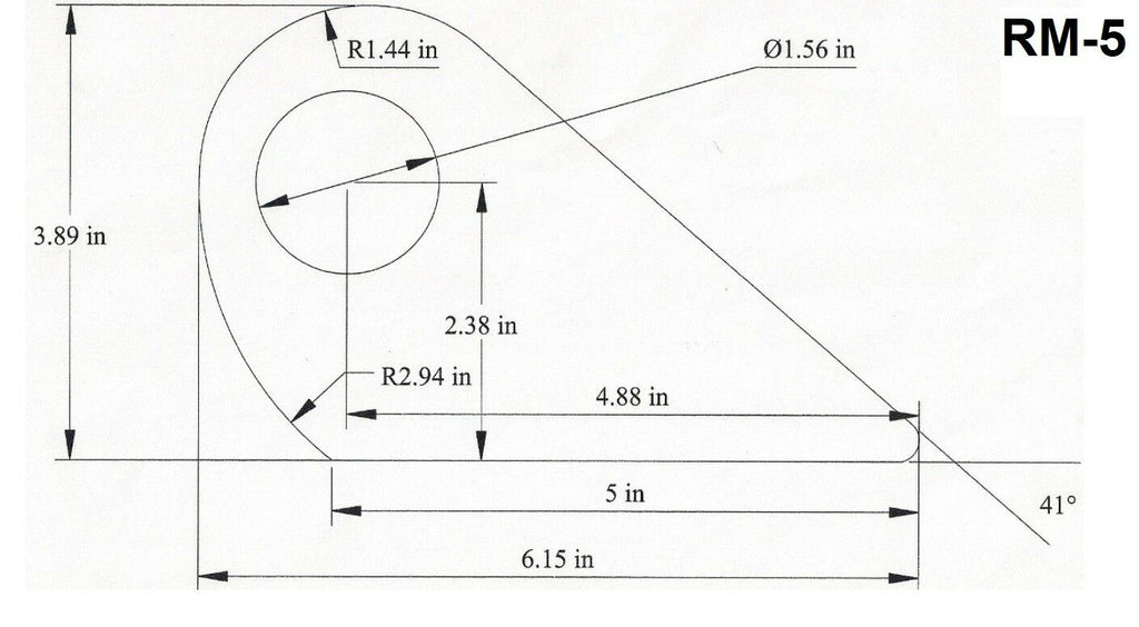 Weld On Steel Ramp Gate Holder Hinge plates HD Equipment Trailer for 1.5" shaft  (RM-5/7x2)