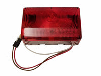 Trailer Stop Turn Tail Light – Street Side (Left) – Jammy J-70-L Box Style Red Lamp w/ License Window