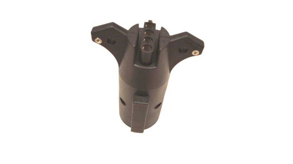 7 Way Round to 5 Pin Flat Trailer Plug Light Adapter RV Connector Boat RV (F75F)