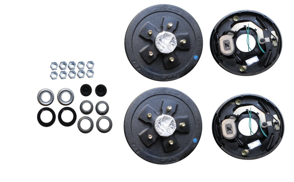 Add Brakes to Your Trailer! Basic kit 3500# Axle 5 x 4.5 Electric Axel Replace (94545-B-IMP)