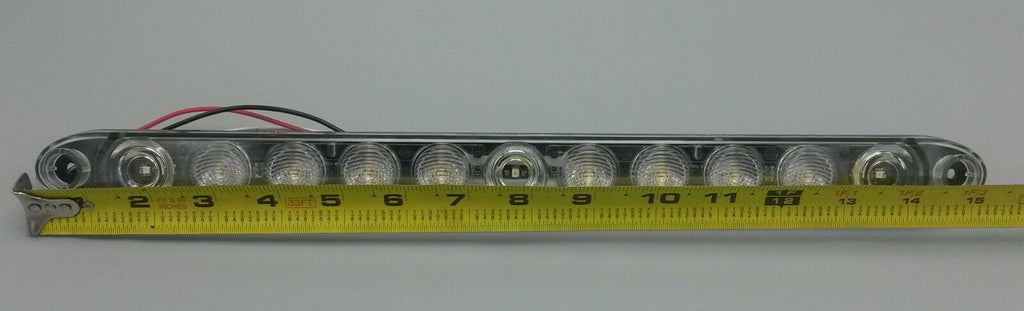 TecNiq 15" LED Red ID Bar White Load Lamp Combo Light Truck Trailer Toy Hauler (T14-RW00-1)