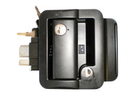 Replacement Travel Trailer RV Camper Door Paddle Latch Handle Flush Lock Black fits Fastec  (TTL-43610-2006)