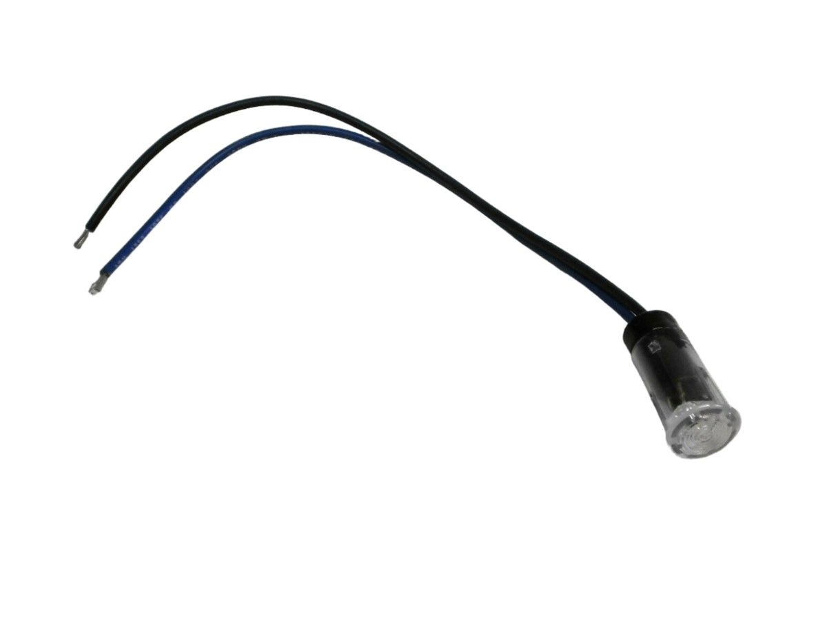 1/2" LED Indicator Trailer RV Camper Truck Bright  Marker Light Clear Blue (010-2500-1)