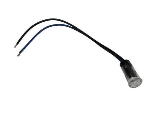 1/2" LED Indicator Trailer RV Camper Truck Bright  Marker Light Clear Blue (010-2500-1)