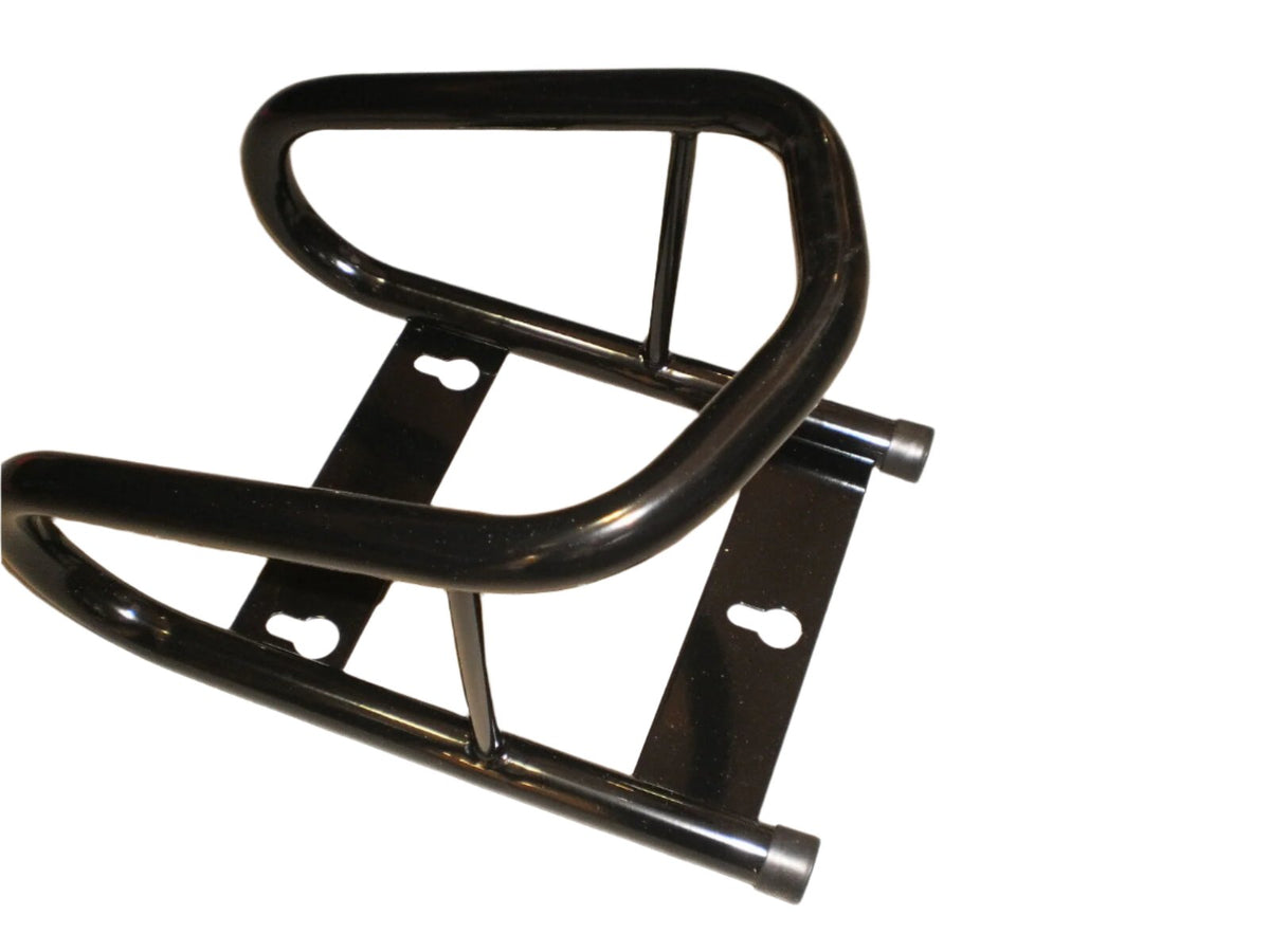 Phoenix USA Tow Rax Black Powder Coated Steel Wheel Chock with Wood Su ...