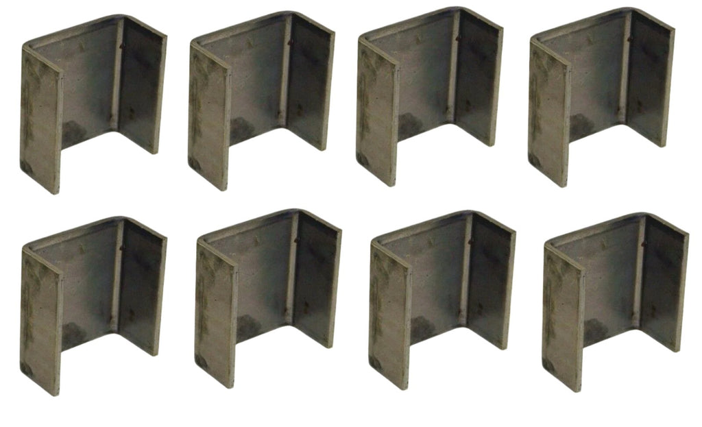 8 – 2 x 4 Weld-On Steel Stake Pockets (7-Gauge / 3⁄16") (STK-7GA-8)