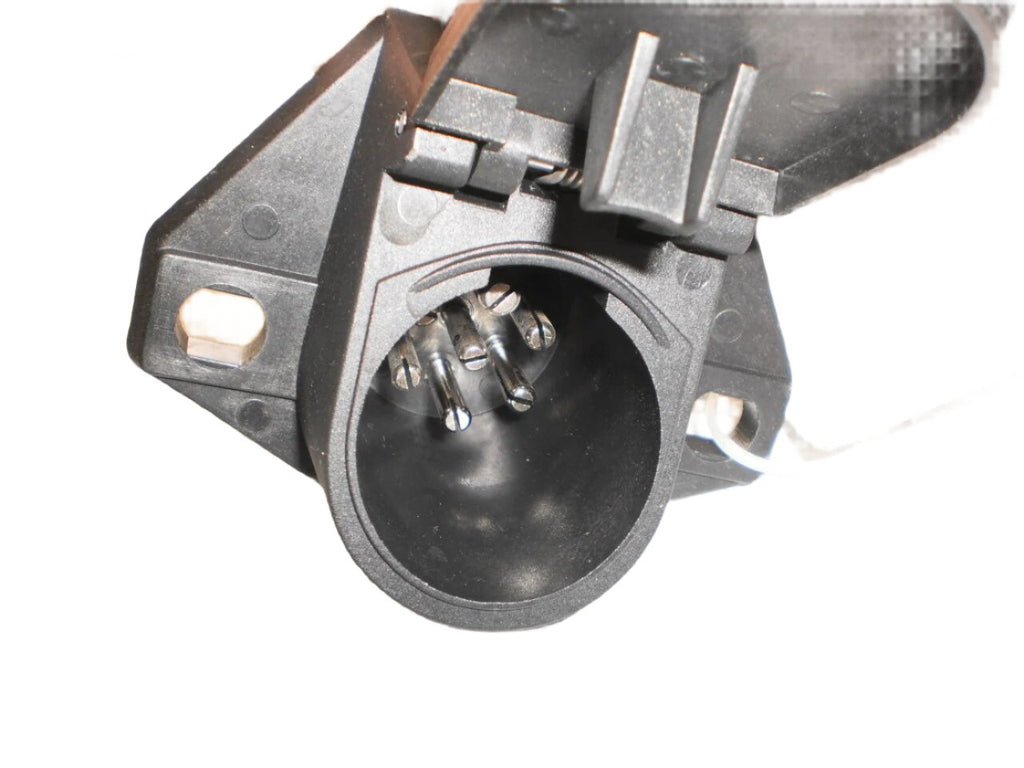 7 Round Pin Trailer- 7 blade Truck Plug Cord Adapter Electrical light Connector  (F77R)