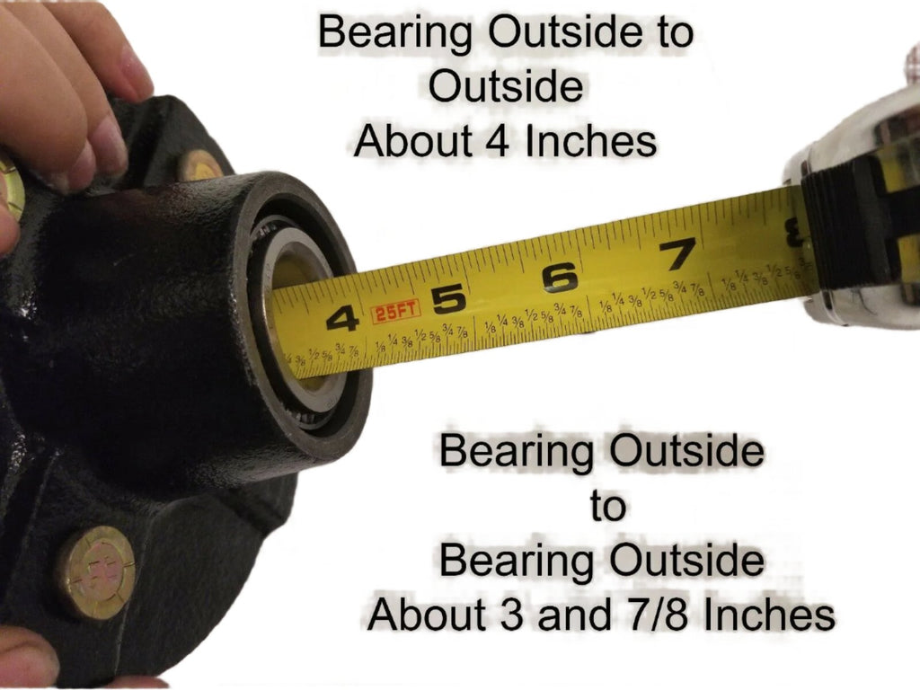 Build your own 2000# 4 x 4 Hubs Trailer Axle Kit with Square Spindles (BYOAK-BT8-H440-SQ)
