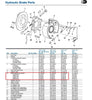 Wheel Cylinder Rebuild Kit- Hydraulic Brake 9K 10K 12K Dexter Trailer Axle (K71-081-00)