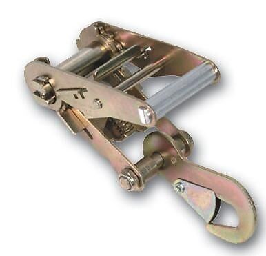 ONE- Car Trailer Tie Down Strap Ratchet Wheel Tire Trailer Truck Lasso (804HK + LASSO2x7-SLV)