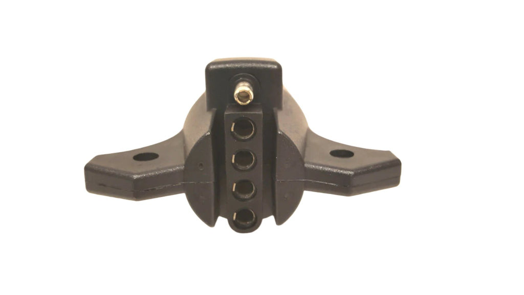 7 Way Round to 5 Pin Flat Trailer Plug Light Adapter RV Connector Boat RV (F75F)