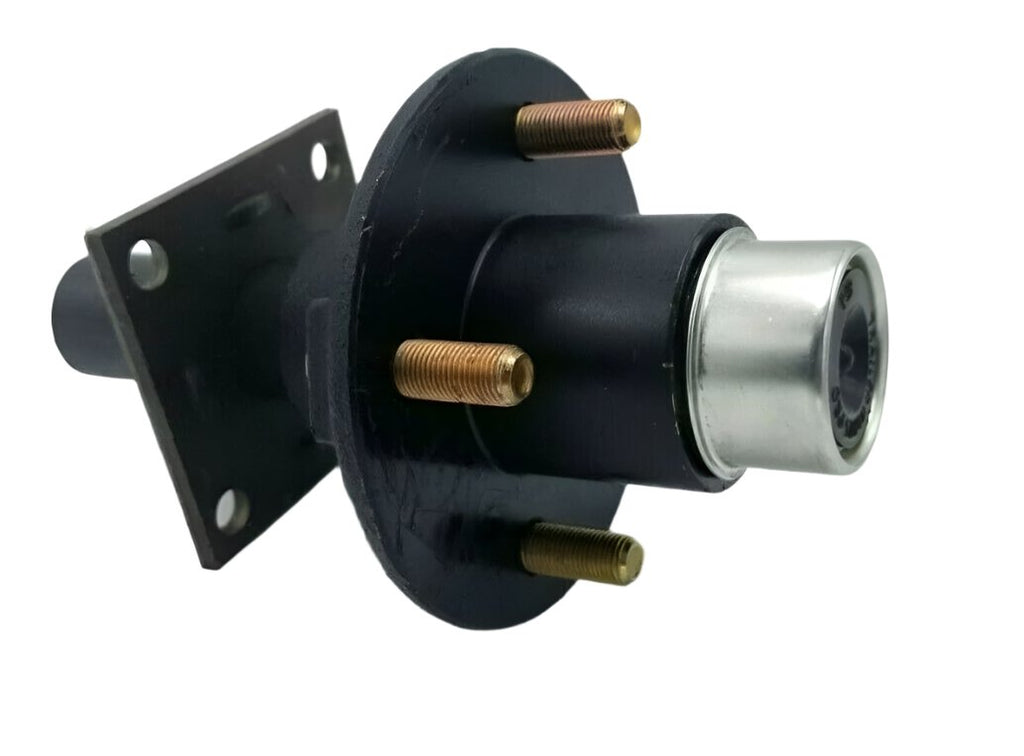 Pair - Stub End Replace Idler Axle Kit 4x4 Hub 2000# BT16 Spindle (BYOAK-4X4BT16-DNUFB-KITX2)