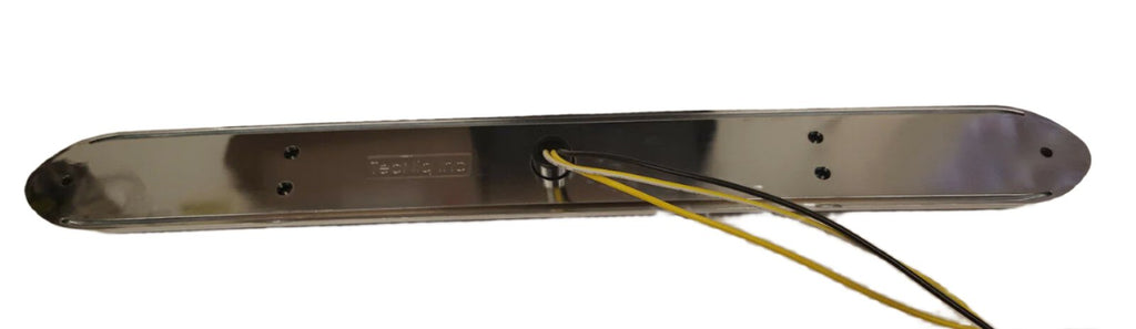 ONE TecNiq 15" Dual Function LED Amber Light Clear Lens Park Turn & Chrome Bezel (T10-AC00-1 + T10-0C00-1)
