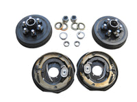 Add Brakes Trailer Axle Rebuild Kit 6 x 5.5 Lug Electric Brake Backing 5200 6000 (92655-B-IMP)