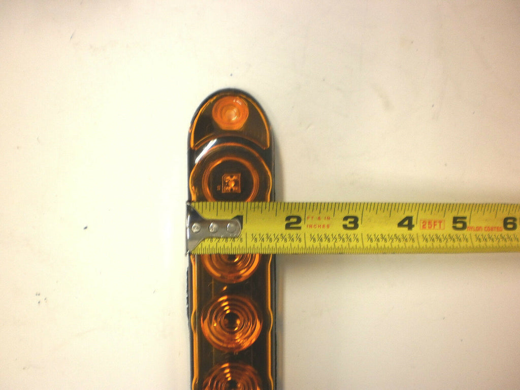 15" Slimline 3 LED Amber Lens ID Light Bar Trailer Truck RV 80 RV  (251-1100-1)
