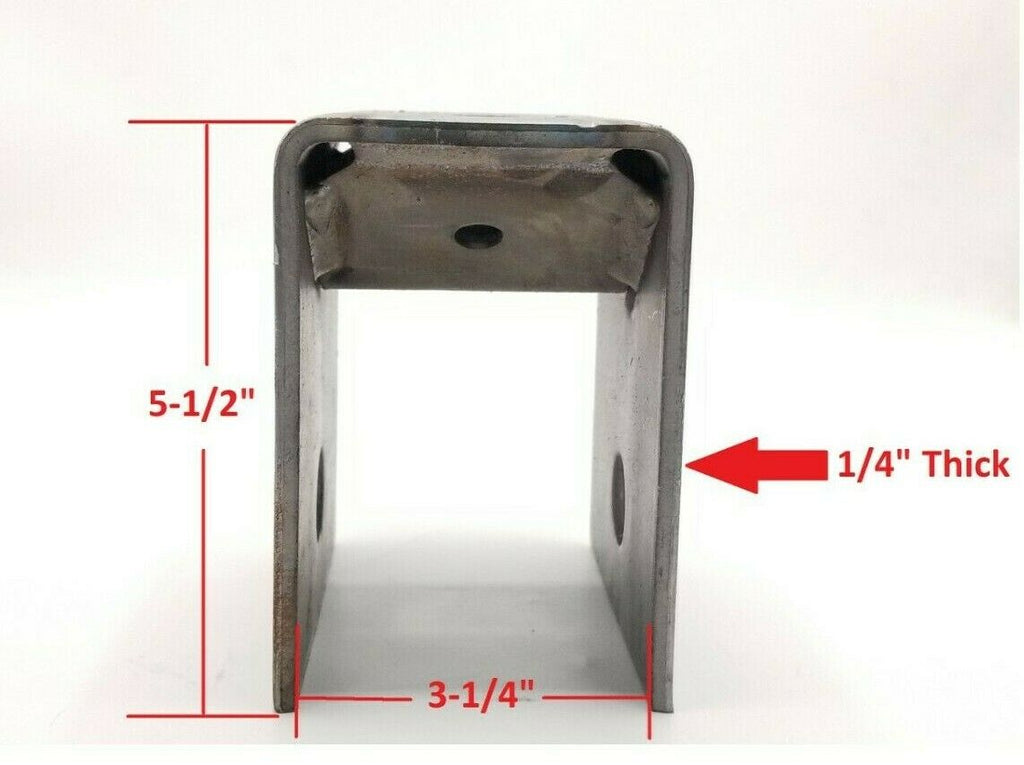 Center Hanger 2.5" Spring Suspension for Trailer Axle, 4.5" Tall, 1" Hole (029-042-02)