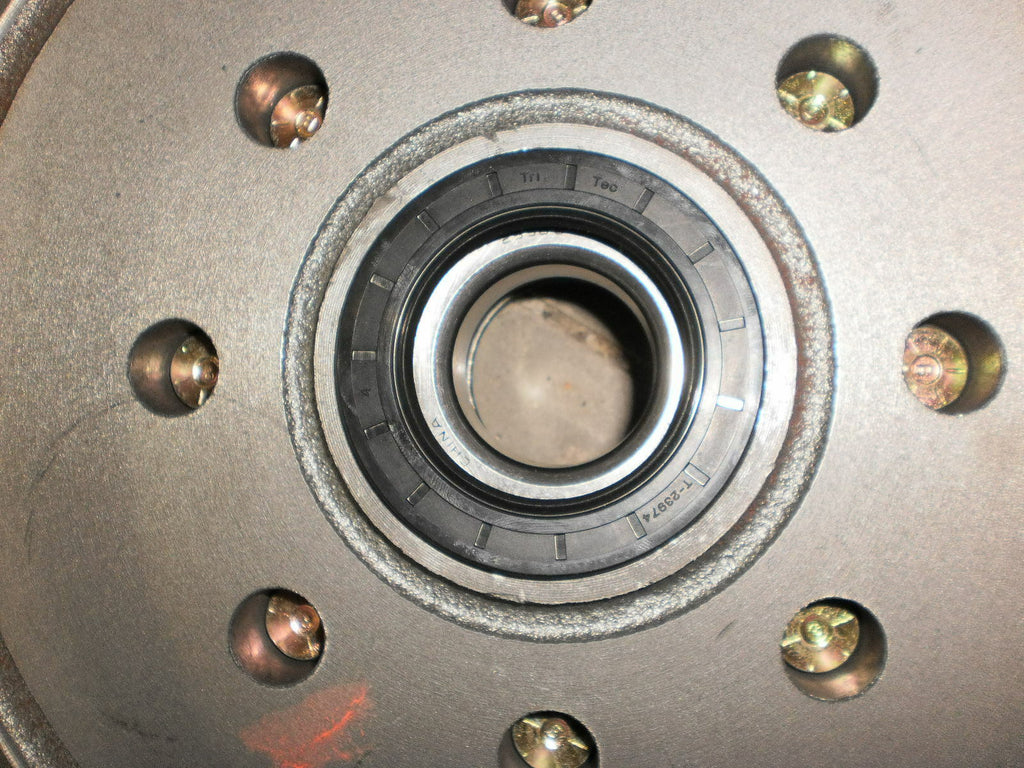 Complete 12 x 2" Trailer 8 x 6.5 Lug Brake Drum 7000# Axle 6000# w/Bearings  (92865-1-KIT)
