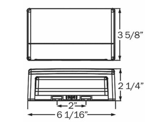 Camper RV Stop Turn Tail Trailer Light LEFT, J-72 J72 LED (replaces J-70 Bargman (J-72-L)