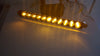 ONE TecNiq 15" Dual Function LED Amber Lights With Amber Lens and Chrome Bezel (T10-AA00-1 + T10-0C00-1)