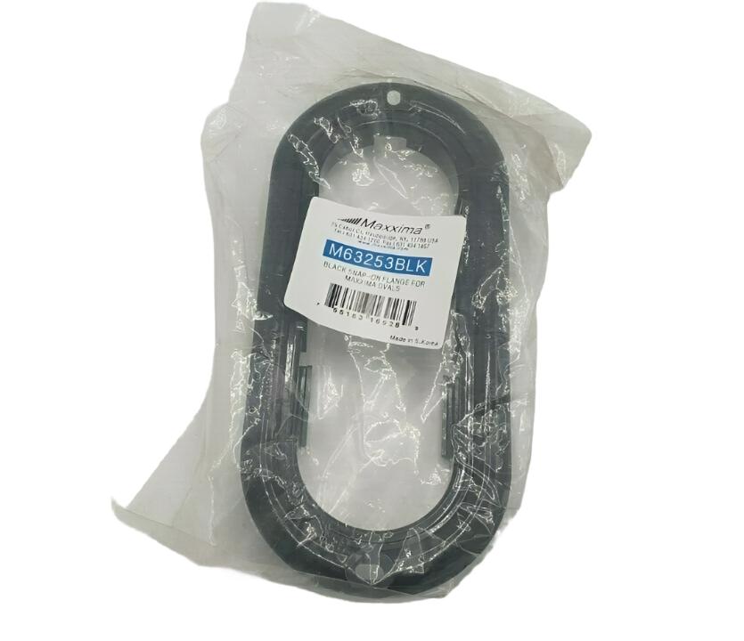 Maxxima Black Snap-On Flange Grommet For 63 Series 6" Oval PC Trailer Lights  (M63253BLK)