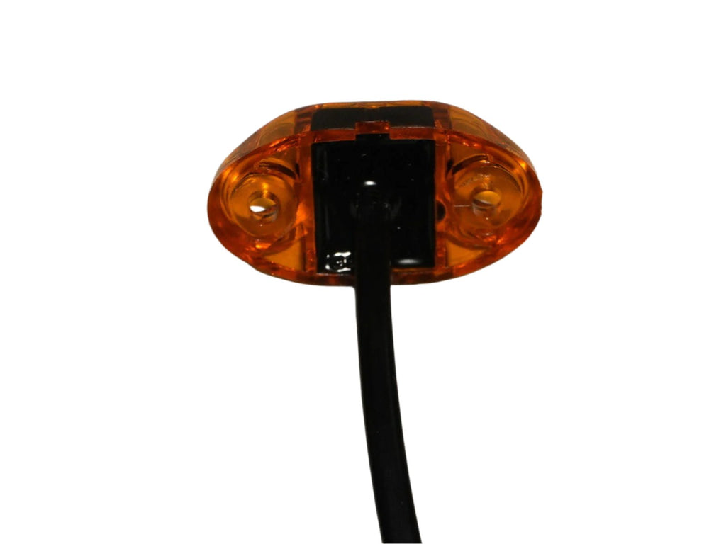 FIVE - TecNiq Amber LED Clearance Marker Light Camper Trailer Truck USA (S21-AA00-1-LOTOF5)