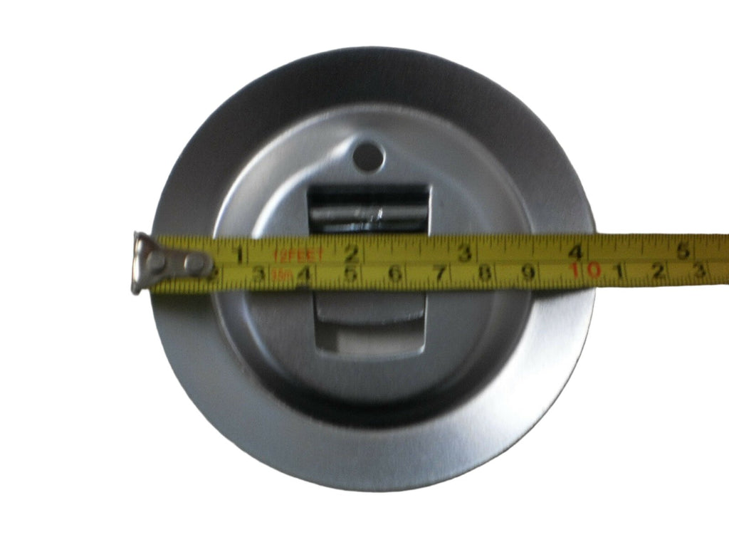6 - 4" Round Surface Mount D Ring Loop Rope Chain Tie Down Trailer 800#  (RR08-LOTOF6)