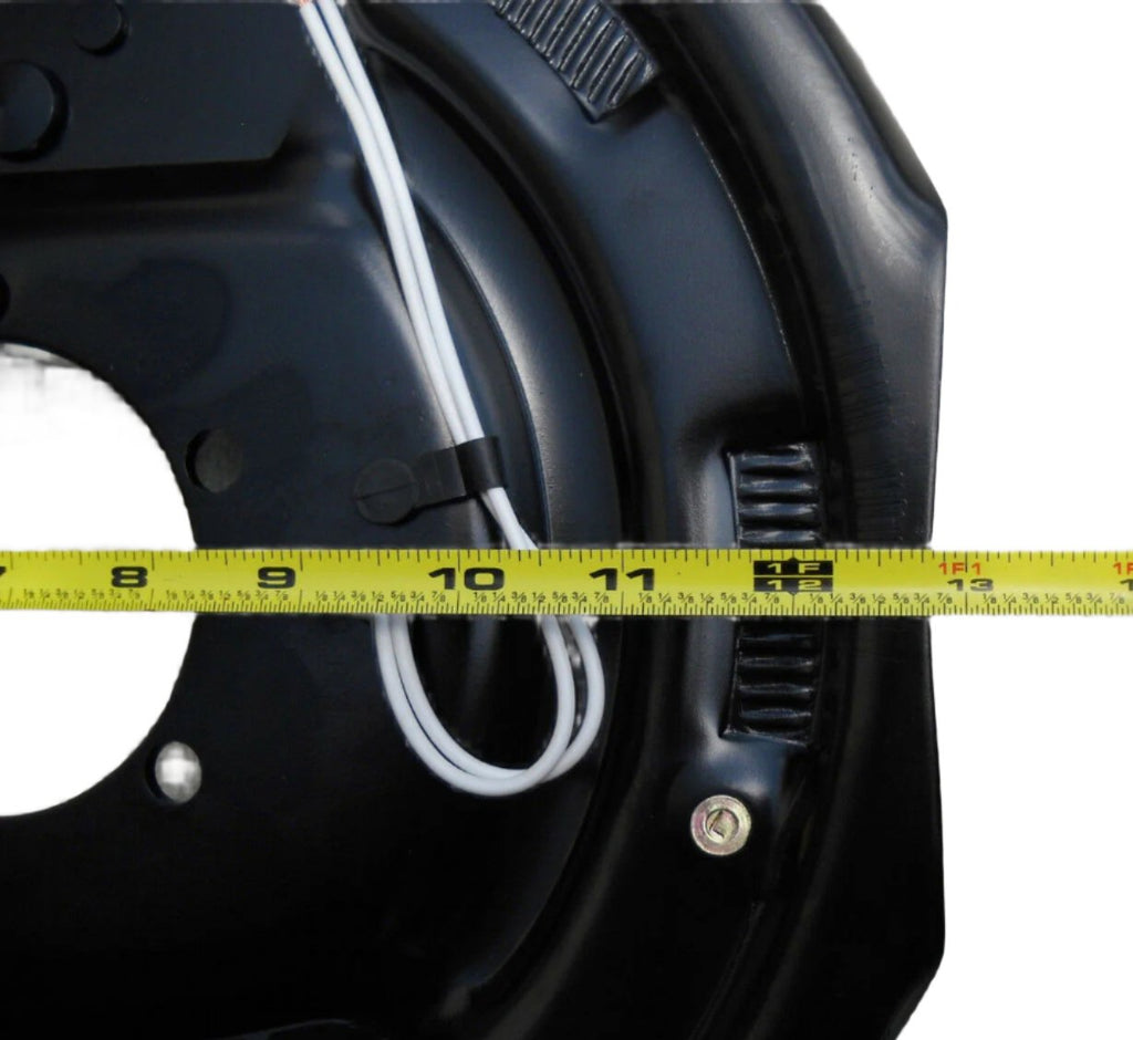 One Pair (2) Trailer Electric Brake Complete Back Plate 12x2 5200 6K 7K axle Camper RV (12RVEB-1P)