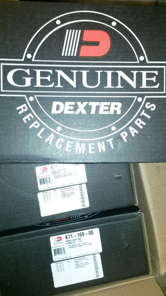 Brake Shoe Set- Left Side- Dexter 12K-15K Hydraulic 12.25x5 Trailer 9-28 Drum (K71-169-00)