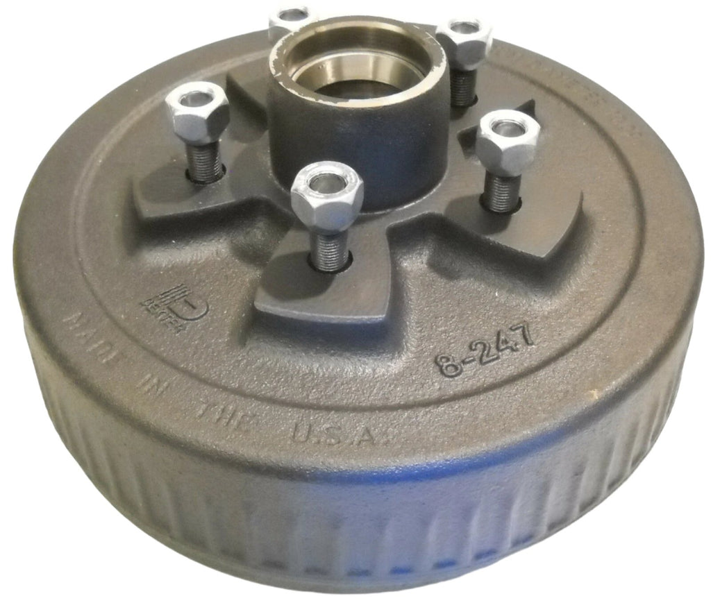 Add Trailer Brakes Kit – 3500 lb Axle, 5 on 4.5 Bolt Pattern, Electric Manual Adjust, Genuine Dexter Drums & Backing Plates (94545-B-DEX)