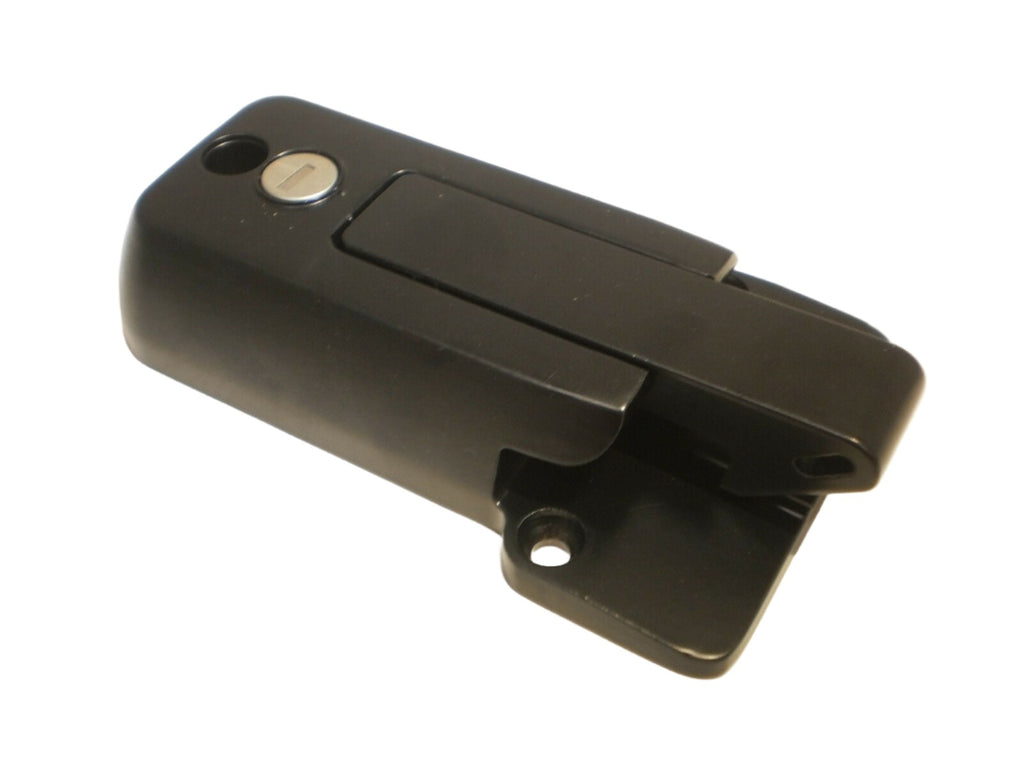 3 KEYED ALIKE Black Locking Cargo Trailer Cambar Door Latch Vise Lock Cam Bar (CBL-B-3X)