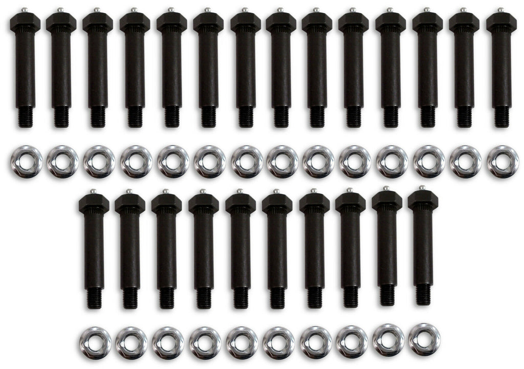 24- Wet Bolts Trailer Axle Spring Shackle Grease Type Eye  9/16x3" Triple Axel (FA-7-187-KITX24)