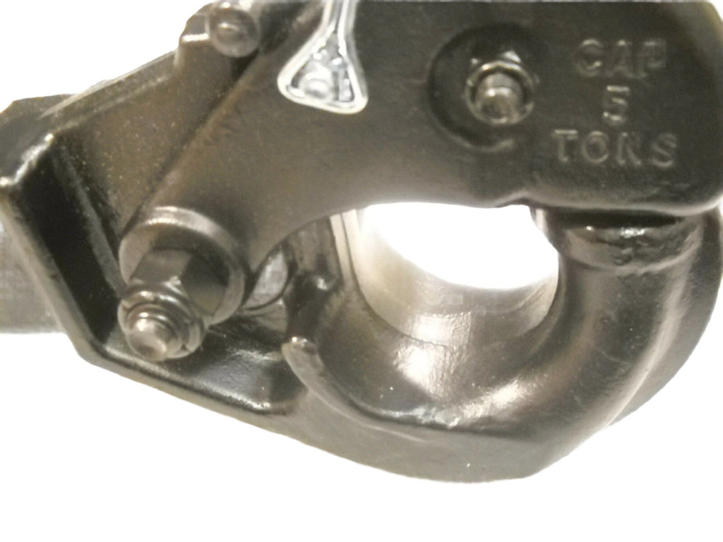 Brophy Solid Steel Pintle Hook with Shank Hitch Latch Pin 10,000# Capacity (EPS5)