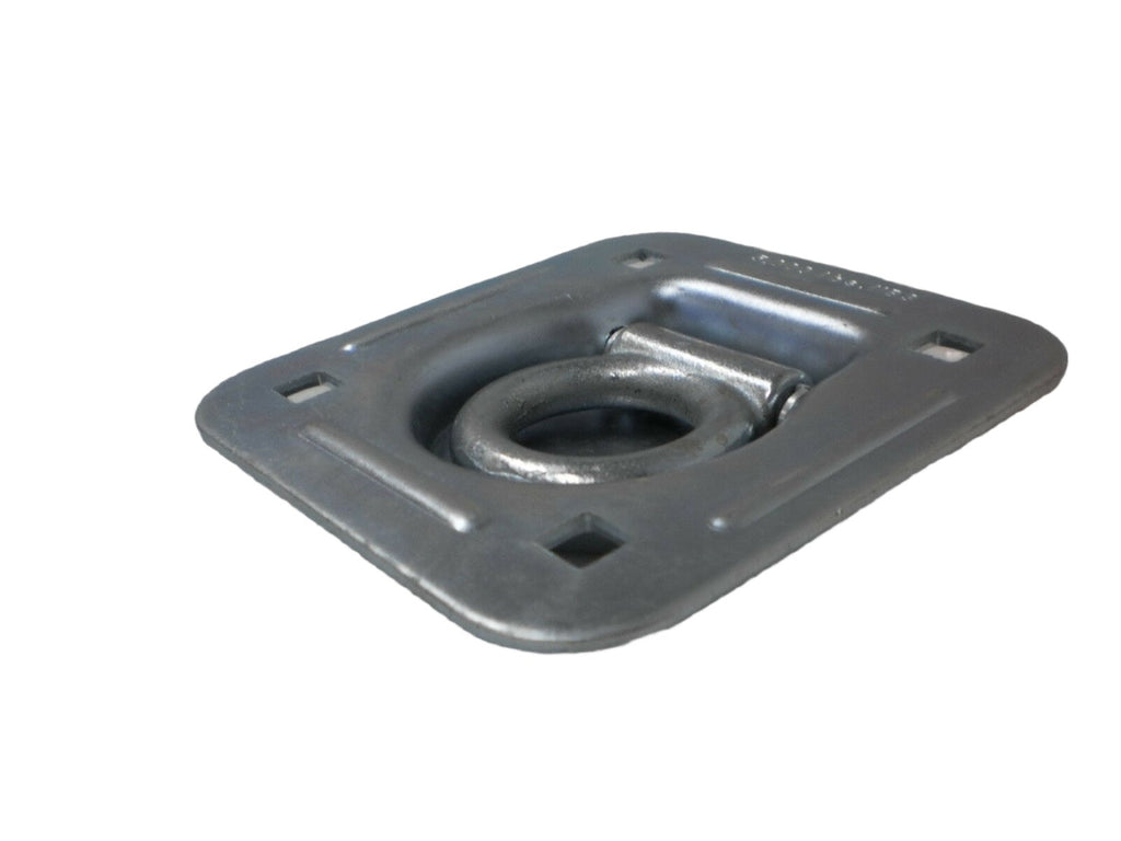 6 - 5000# Stainless Steel 4 Bolt Recessed D Ring Rope Tie Down Chain Trailer (RRS5-6)