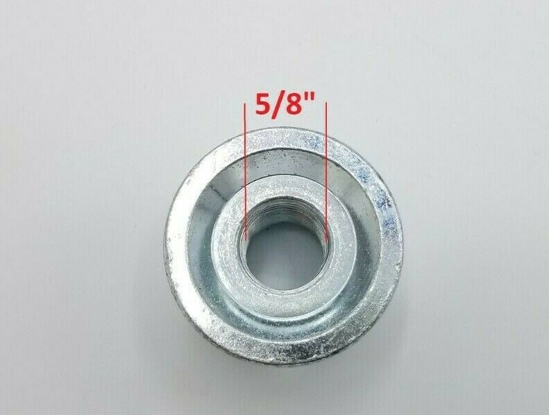 EIGHT 5/8" -18 Flange Wheel Lug Nut (10K 8K 12K) 006-058-00 Trailer Axle hub (006-058-00-LOTOF8)