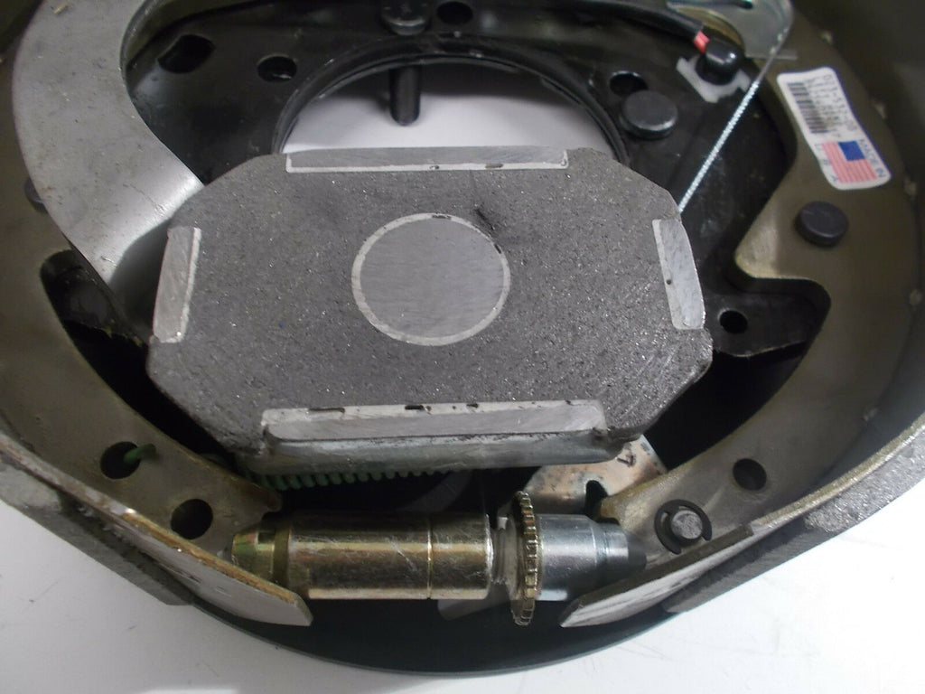 Pair 12" x 3-3/8" Electric Brake 8000# Backing Plate Trailer Axle ALKO 363601 8K (363602-KIT)