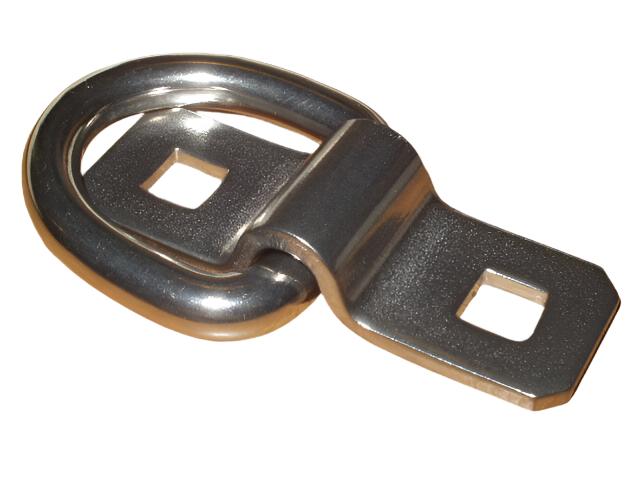 8 - 3/8" Stainless Steel D Ring Rope Chain Tie Downs Car Truck ATV Snowmobile (SS15-LOTOF8)