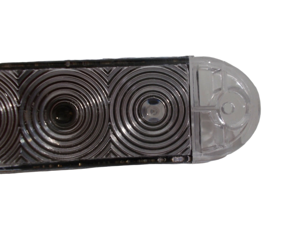 2 -LED 15" Slim Trailer Stop Turn Tail Brake Red Light-Clear Lens, Truck (J-535-RC-LOTOF2)