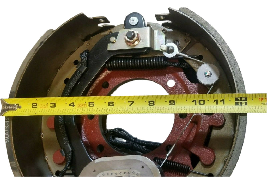 LEFT 12-1/4x5" 12K 15K Electric Backing Plate Trailer Brake Fit Dexter 5" 23-442 (BK-12HDE-01)