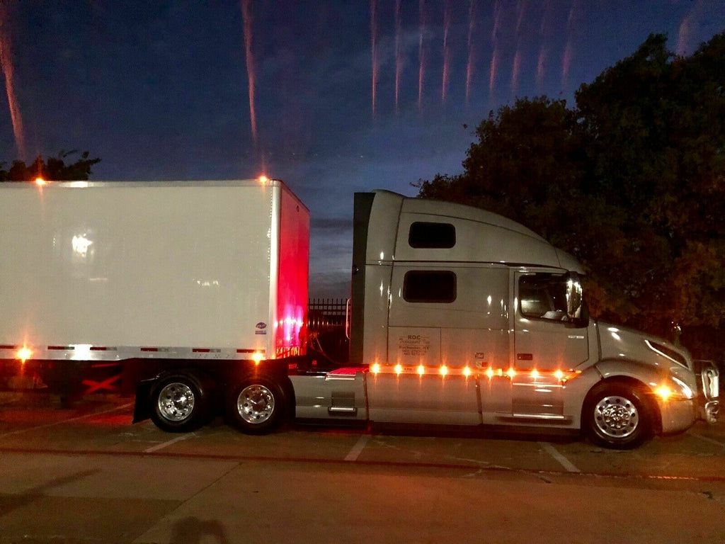 3/4 Led Marker Lights Maxxima 3/4" Mini Amber/Clear 3-LED Marker Light - For Trucks, Trailers, Jeeps Maxxima M09300YCL Mini Marker Light - Foto 10