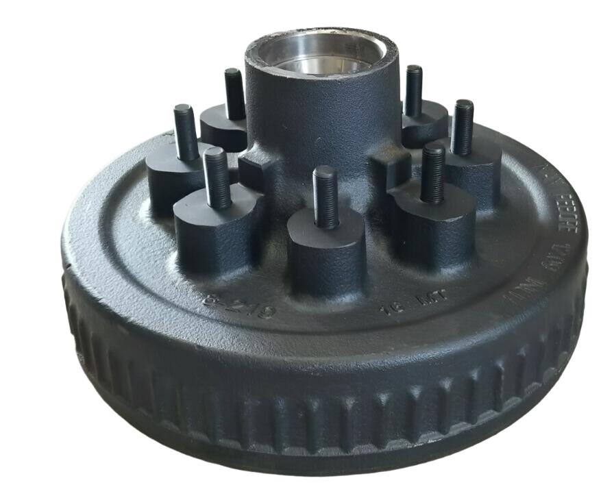 BARE Dexter Trailer Brake Drum 12"x2", 1/2" Stud, 8x6.5 Lug 7000# Axle USA (008-219-04)