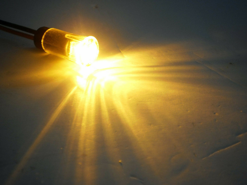 1/2" Amber LED Indicator Light Recess Marker Trailer Dash Car Truck Accent (010-1100-1)