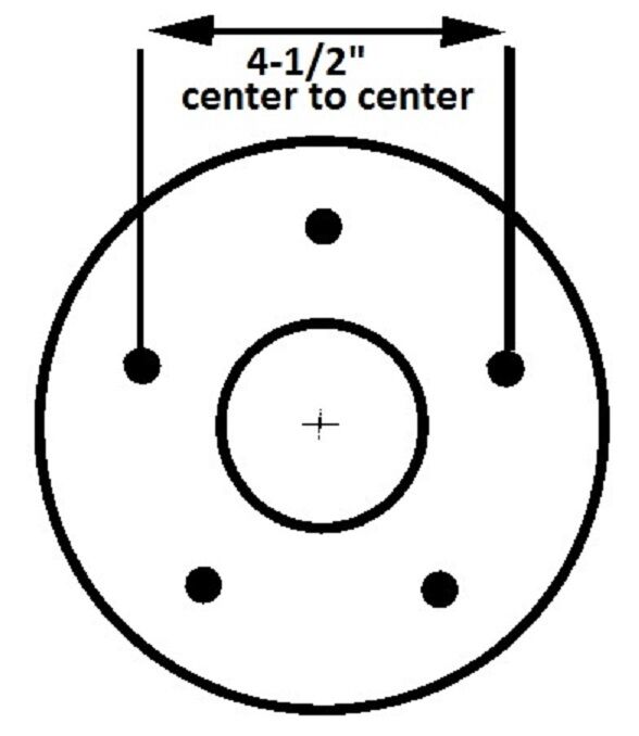 2- 5x4.75 Idler Hubs w/ 3500# Bearing Kits Replace Trailer Axle fits Dexter (SH2RV5475-KITX2)