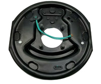 2 -Complete Trailer Electric Brake Backing Plate 3500 axle 10" x 2.25" Shoe axel (10RVEB-1P)