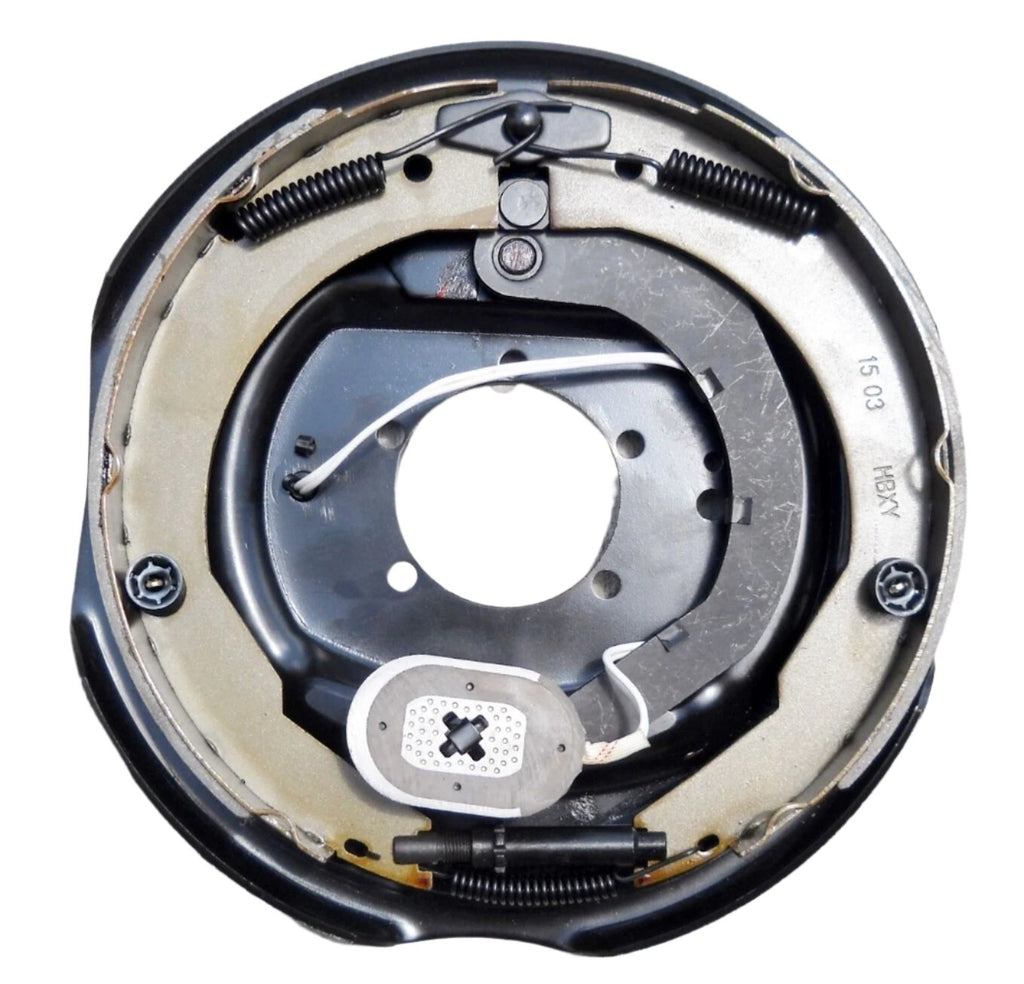 One (1) 12" x  2" Right Brake Side Electric Trailer Axle Backing Plate Back (12RVEBRH)