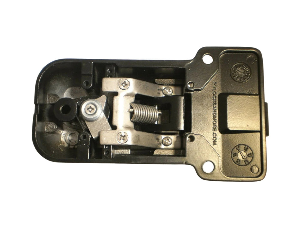 Black Self Latching Cargo Trailer Cambar Door Latch Vise Lock Cam Bar Handle (CBL-B-KIT)