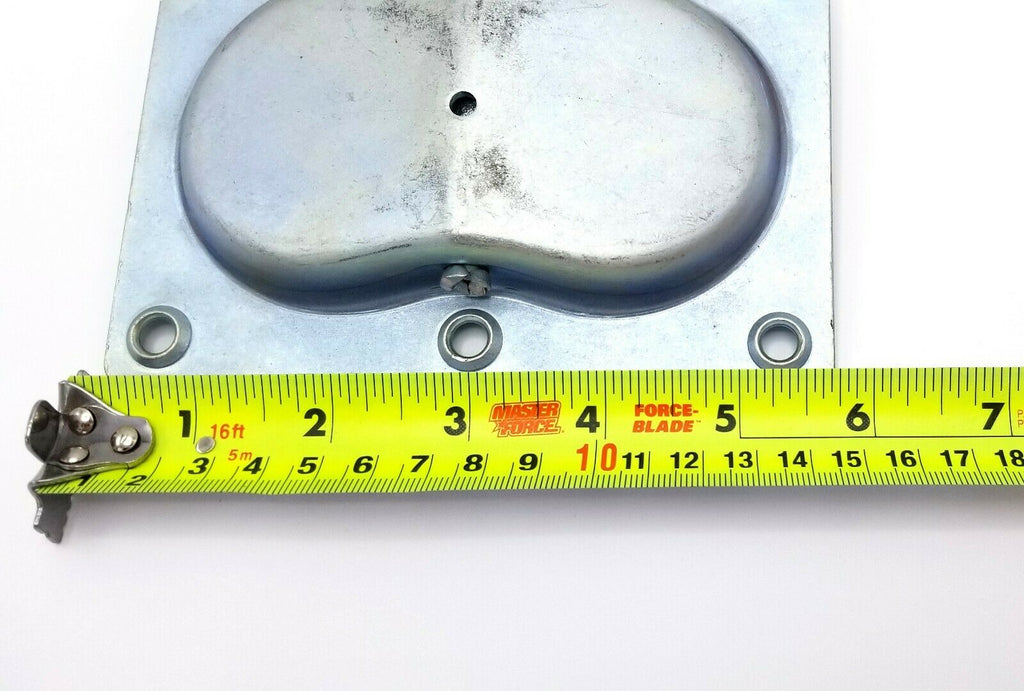 3/8" Zinc Plated Bolt On Recessed Mount Tie Down Rope Chain D-Ring Rated 3.3k  (RR12)