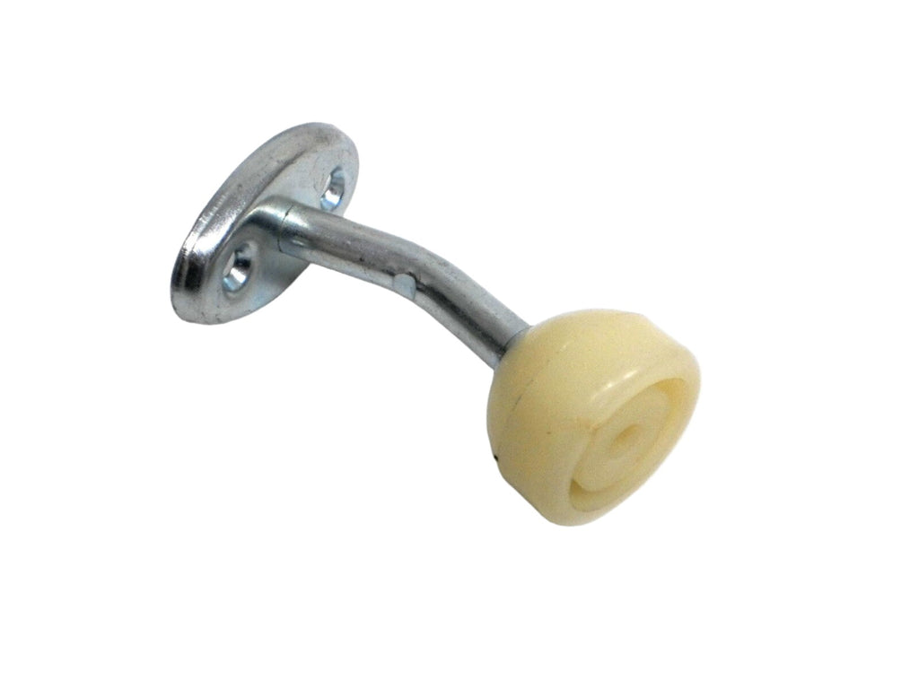 3" Angled Zinc Surface Mount Door Stop with Stopper Trailer RV Camper (J-D2)