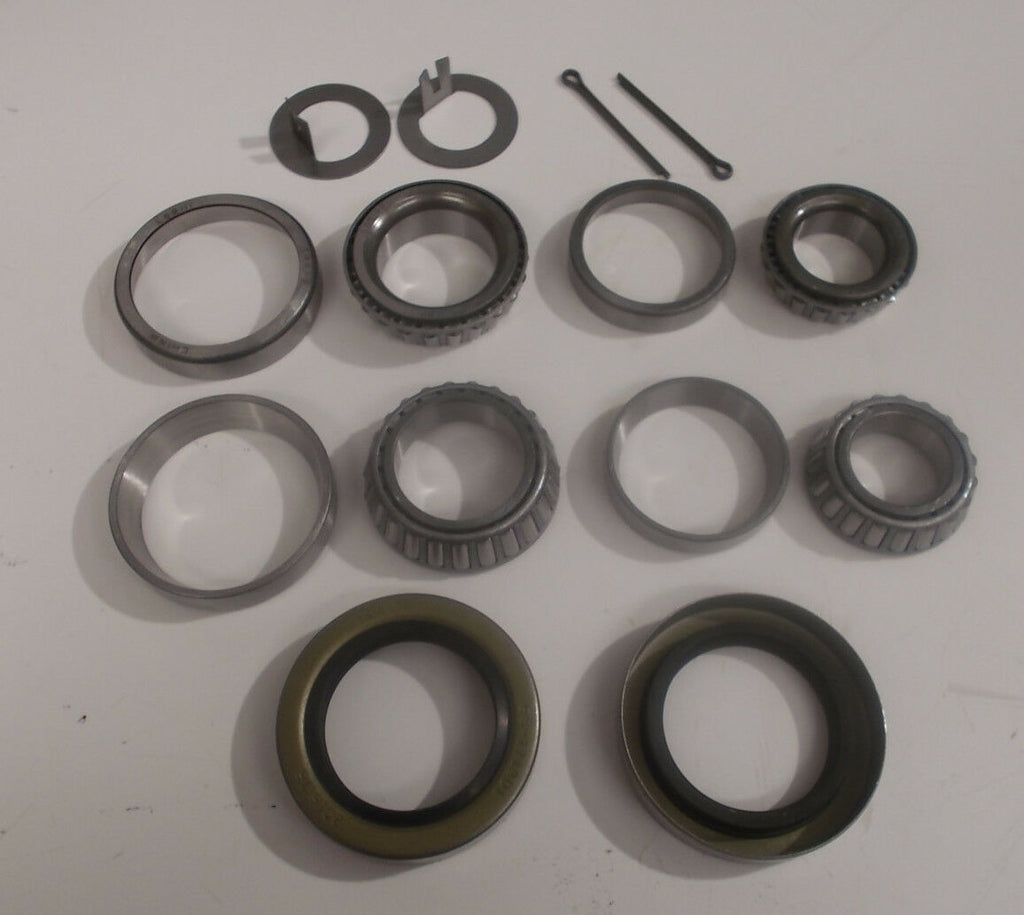 TWO (2)  Trailer Bearing Kits for 3500# Trailer Axle L44649 / L68149 Bearings BK2-100 #84 spindle